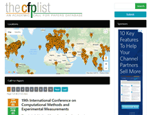 Tablet Screenshot of cfplist.com
